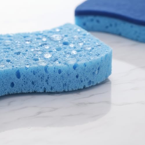 Non-Scratch Kitchen Sponge for Dishes - Multi-Surface Cleaning
