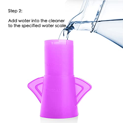 ZPCTECHGO Angry Mom Microwave Cleaner Steamer with Vinegar, Purple