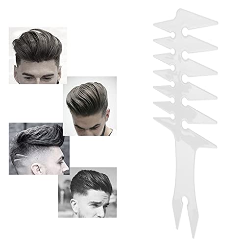 Fabater Wide Tooth Hair Comb - Double-Sided ABS Detangling Tool (White)