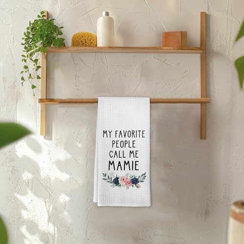 Mamie Kitchen Towels - 16x24 Inch Gift for Grandma from Grandkids