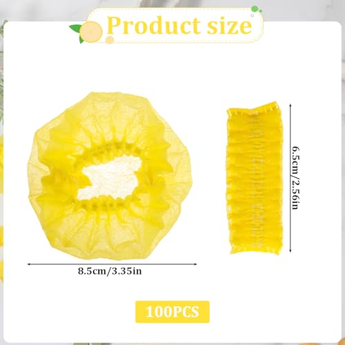 100 Lemon Wedge Stretch Covers for Seedless Juice Squeezing