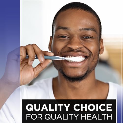 Quality Choice Medium Bristle Toothbrushes 2-Pack with Ergonomic Grip