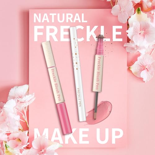 QIUFSSE Faux Freckle Stamp and Liquid Blush Pen Set