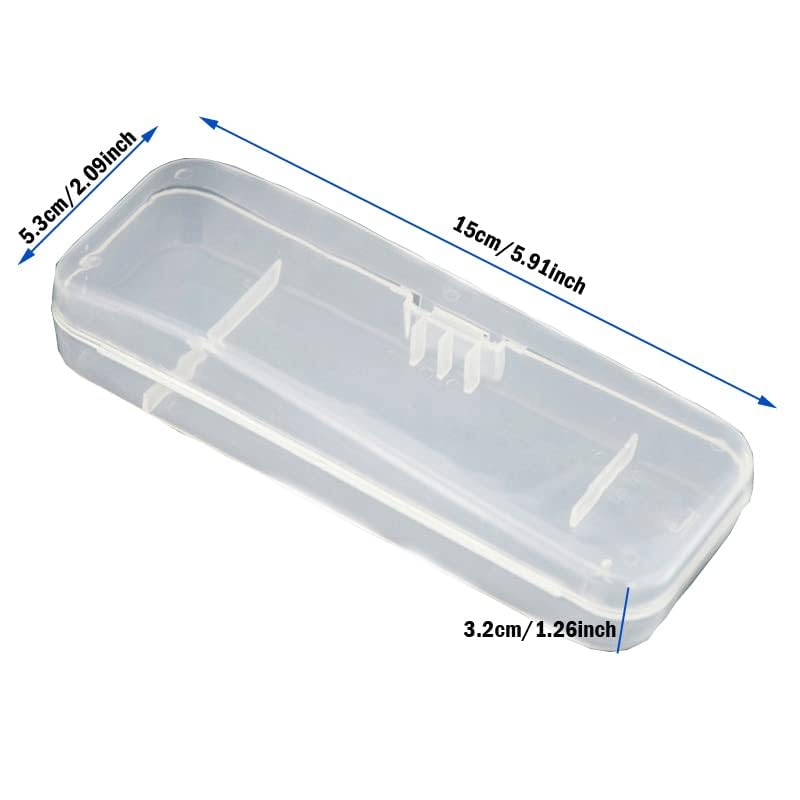 TorSor 3 Pack Portable Razor Travel Case Hard Shell Organizer Box