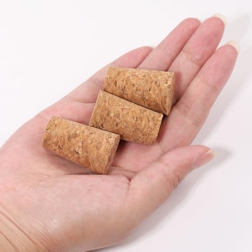 25 Pack Natural Tapered Corks for Wine Bottles & Crafts