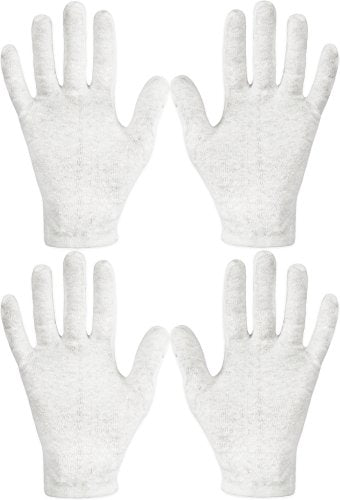 Eurow Moisturizing Cotton Gloves for Dry Hands and Overnight Skincare Relief