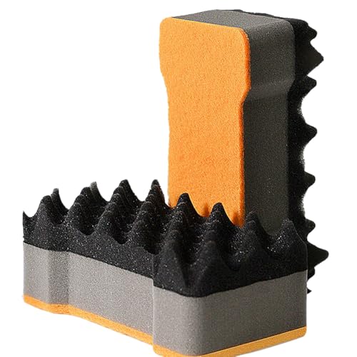 Euthymiaze Extra Thick Microfiber Car Wash Sponge - Orange