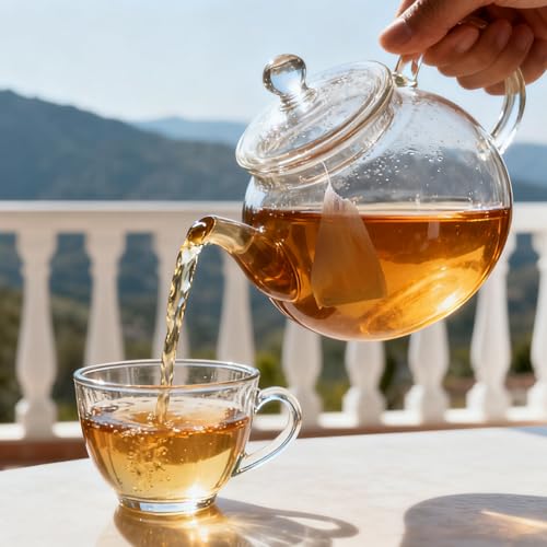 YOLCAR 100 Pack Disposable Tea Strainer Bags with Drawstring
