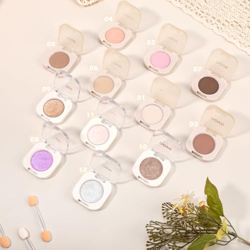 WTFACE Single Matte Mini Eyeshadow Palette with Brush Apricot #04