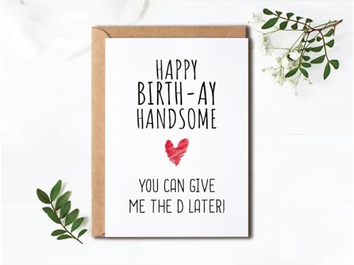 Funny Birthday Card - Happy Birthday Gift for Him/Her - 5x7
