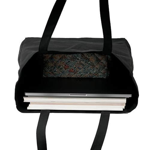 Lightweight Cotton Canvas Tote Bag - Reusable Grocery Shopping Bag