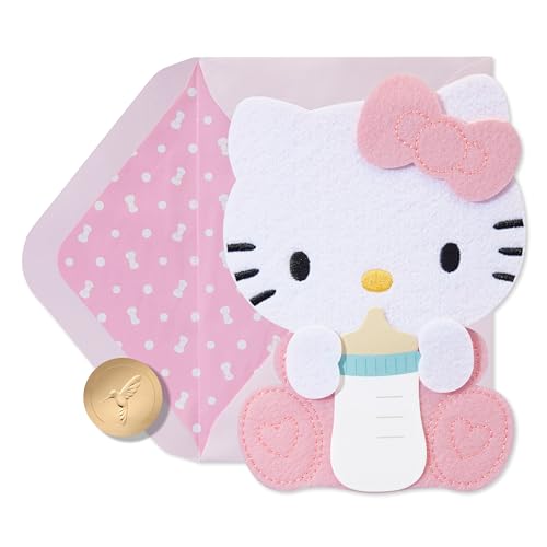 Papyrus Hello Kitty Baby Girl Card - Sweet Moments to Come