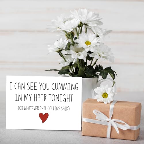 Funny Dirty Anniversary Card for Him - Raunchy Valentine's Day Gift