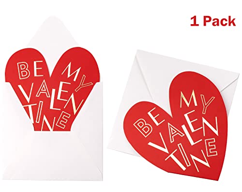 13" Valentine's Day Gift Bag with Card & Tissue Paper - Be My Valentine