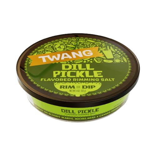 Twang Dill Pickle Rimming Salt - 4oz Pack for Cocktails & Mocktails