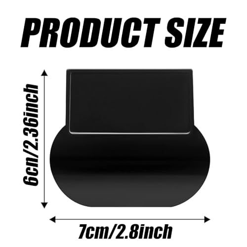 4-Pack Toilet Lid Lifters for Easy Seat Handling - Black & White