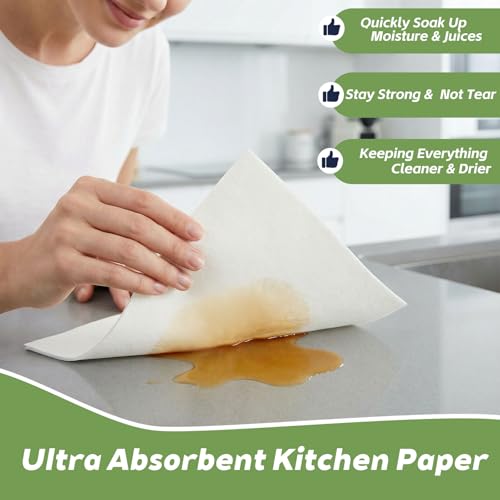 LiteSorb Medium Pack of 100 Absorbent Kitchen Paper Towels