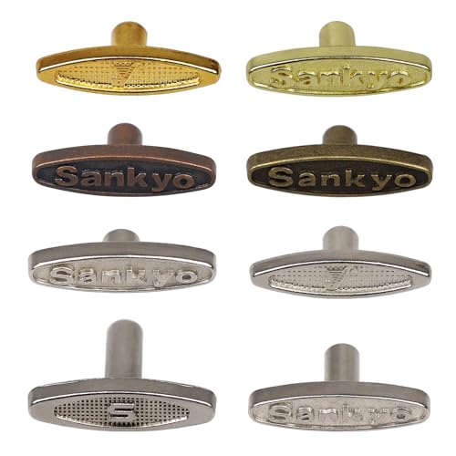 8Pcs Metal Winder Keys for 18-Note Music Boxes - Silver
