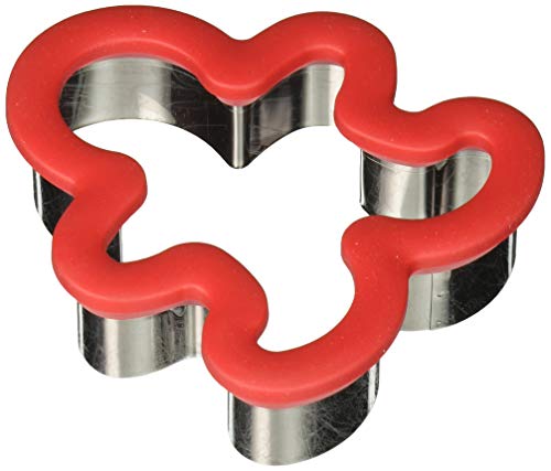 Gingerbread Boy Cookie Cutter with Comfort Grip, 5-inch Stainless Steel Baking Tool