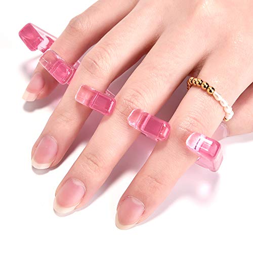 Rolabling Silicone Toe Separators - Soft Reusable Pedicure Spacers