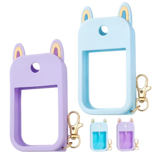 Silicone Hand Sanitizer Spray Case 2-Pack Compatible with Touchland 1 oz