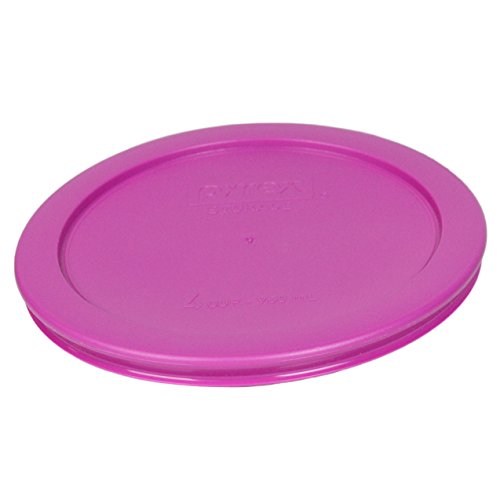Pyrex 7201-PC 4-Cup Pink Food Storage Replacement Lids - 2-Pack