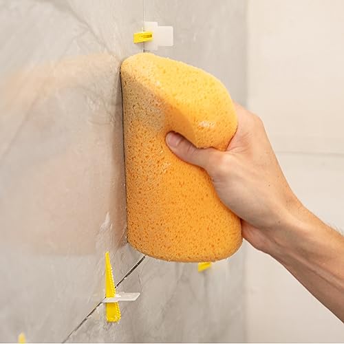 QEP 3 Count Extra Large Grouting Sponges with 32oz Sprayer Bottle