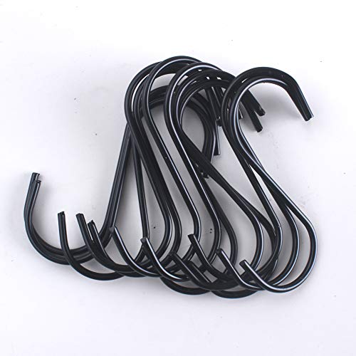 30-Pack Heavy Duty S Hooks for Hanging Pots, Pans, and Kitchen Storage