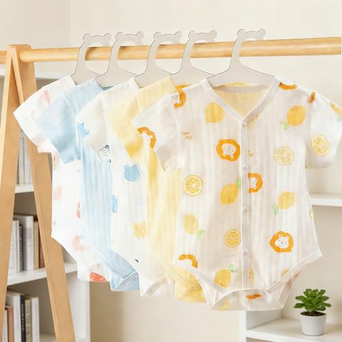TAHULIK 15-Piece Wooden Baby Hangers - Smooth Non-Slip Nursery Clothes Hangers