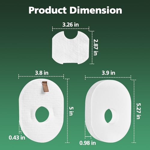 Shark Rocket Vacuum Filter Replacement Kit - 2 Pack Foam & Felt