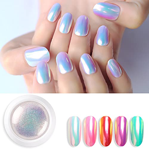 Magic Mirror Chrome Nail Powder Pearl Glitter Nail Art Pigment