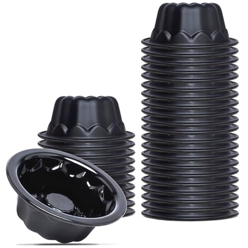 Findful 4-Inch Silicone Mini Cake Pans - 25-Pack Reusable Baking Molds