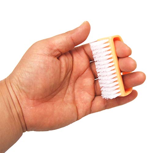 Luxxii 6-Pack Nail Brush Hand Scrubbing Brush with Handle Grip