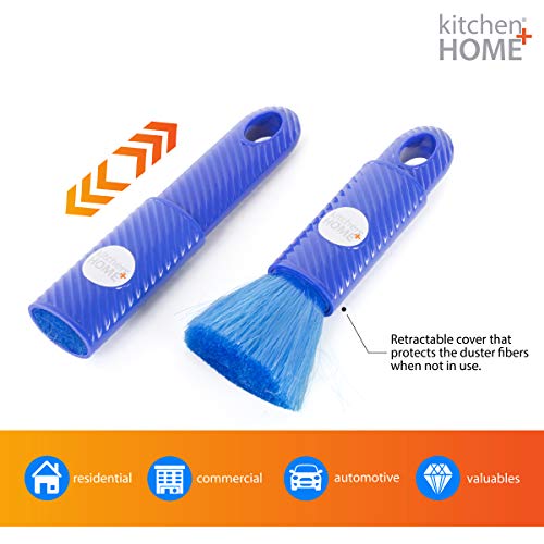 Kitchen Home Compact Static Duster Travel Case - 6.5 Inch Electrostatic Dusting Tool
