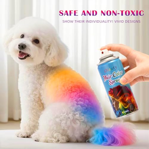 Minfei Purple Temporary Hair Color Spray 120ml Washable Hair Dye for Party