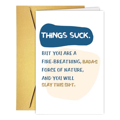 Funny Encouragement Card for Men & Women - Get Well Soon Gift