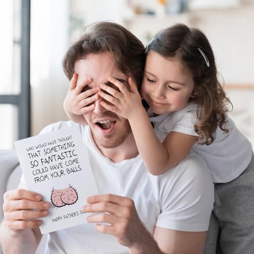 Funny Father's Day Card for Dad - Unique Gag Gift from Kids