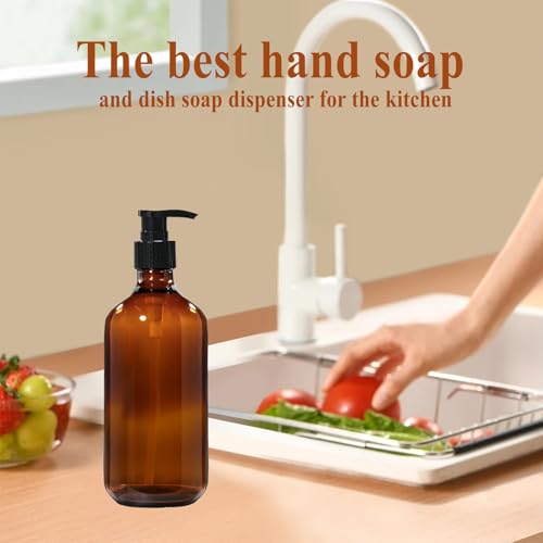 Hganxiu Plastic Soap Dispenser - Wide-Mouth, Leak-Proof Design for Kitchen & Bathroom