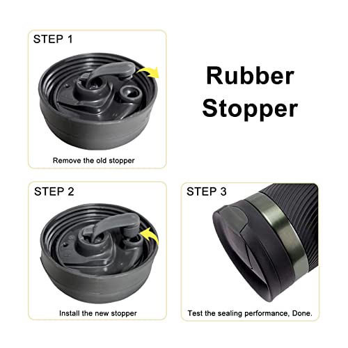 BOSORIO Replacement Gaskets & Stoppers for Contigo Snapseal Mugs