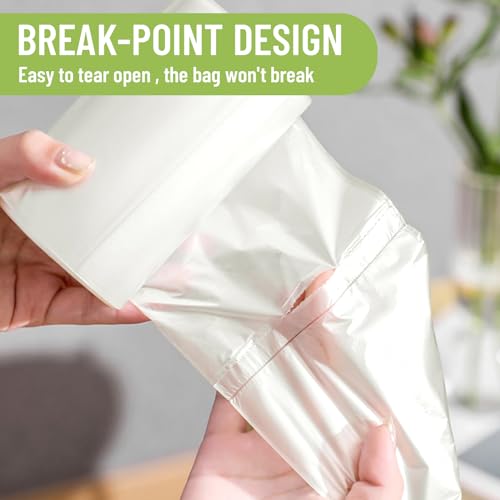 LimonLaviu 4 Gallon Trash Bags - 100ct Leak-Proof Liners for Home