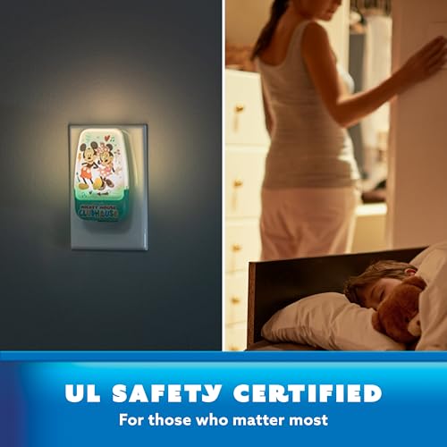 Disney Mickey Mouse Clubhouse LED Night Light - Plug-In & Automatic