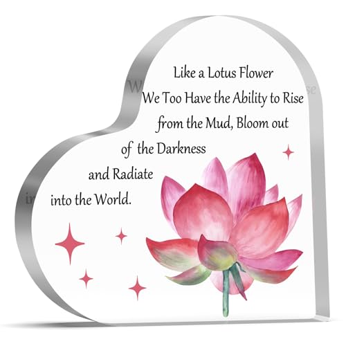 Inspirational Desk Sign Gift for Women & Men - Motivational Decor