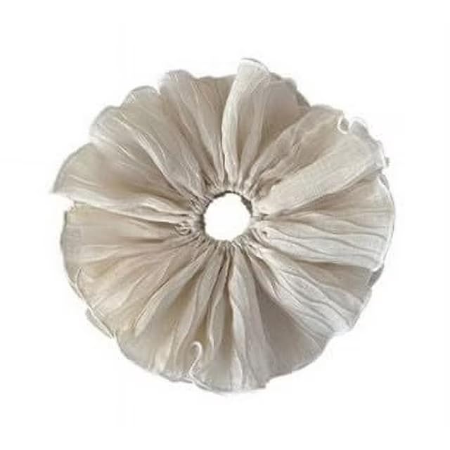 Jinshining Oversized Mesh Lace Hair Scrunchie for Women Large Volume Ponytail Holder