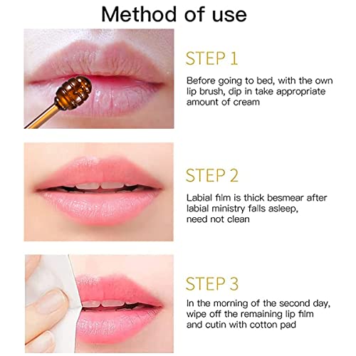 Alisesun Honey Lip Balm & Sleeping Mask 2-Pack - Vitamin E Moisturizing Lip Care