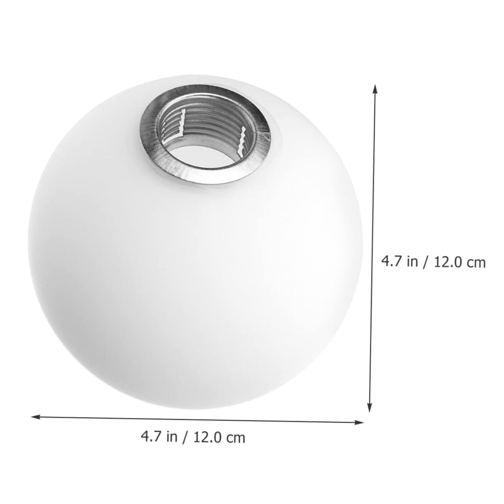 ARTIBETTER Glass Lamp Shade Replacement 4.72 Inch Spherical Globe Lampshade for Ceiling Fixture Chandelier Frosted White Ball Lampshade Cover for Living Room Bedroom Dining Bar