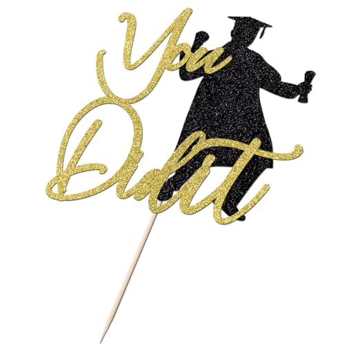 You Did It Graduation Cake Topper - Congrats Grad 2025 Decor