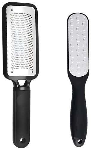 YOFAN 2-Pack Stainless Steel Foot File & Callus Remover Rasp
