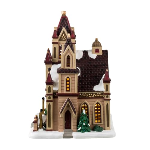 Lemax Grace Cathedral Lighted Building for Christmas Village Decor - 2024 Collection