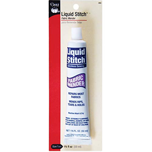 Dritz Liquid Stitch Fabric Mender Adhesive, 1.69 fl. oz. - Clear Glue