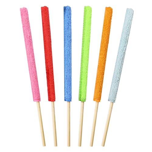 6 Pack Microfiber Mini Dusters for Effective Home & Car Cleaning